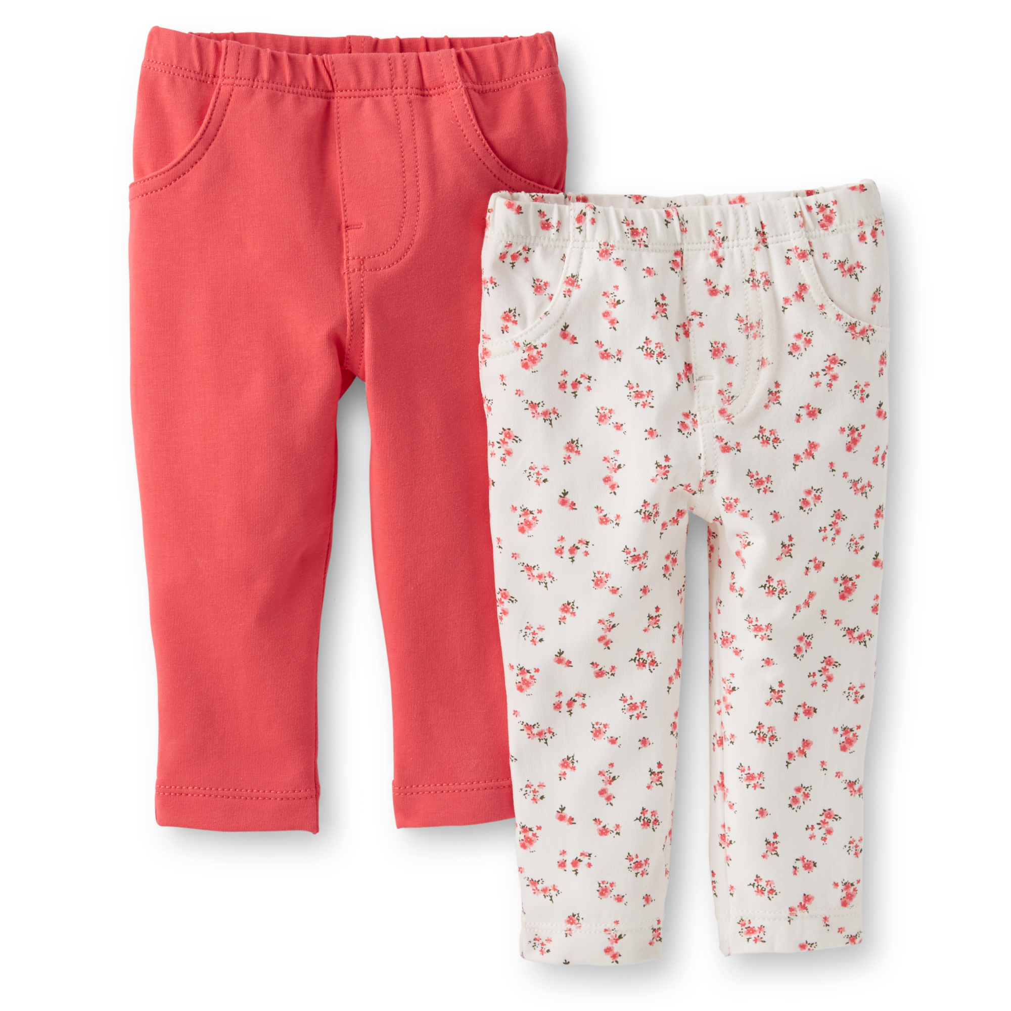 Carter's Carter's Floral Pink Pant Set Baby Girl