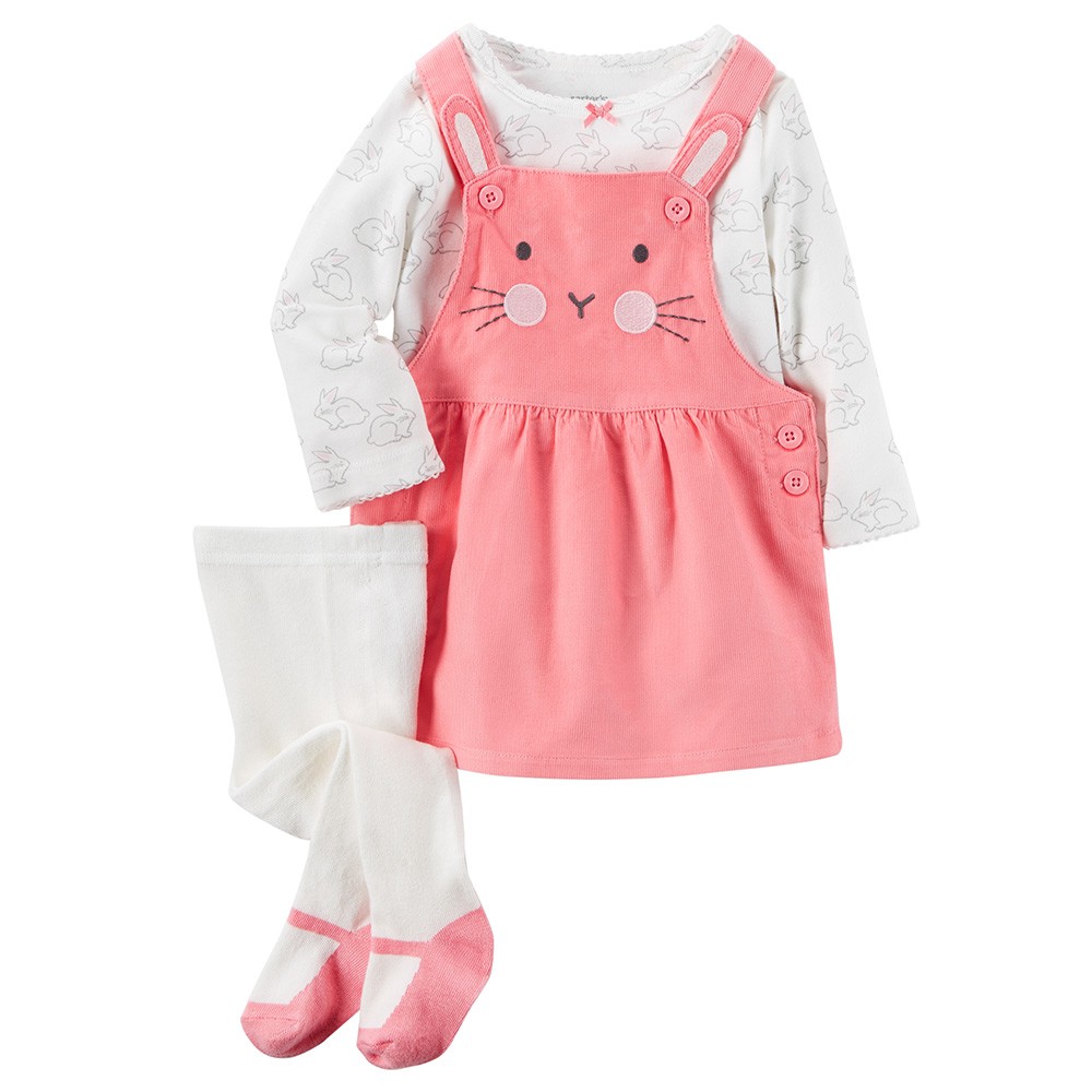 Carter's 3Piece Tee & Jumper Set Baby Girl