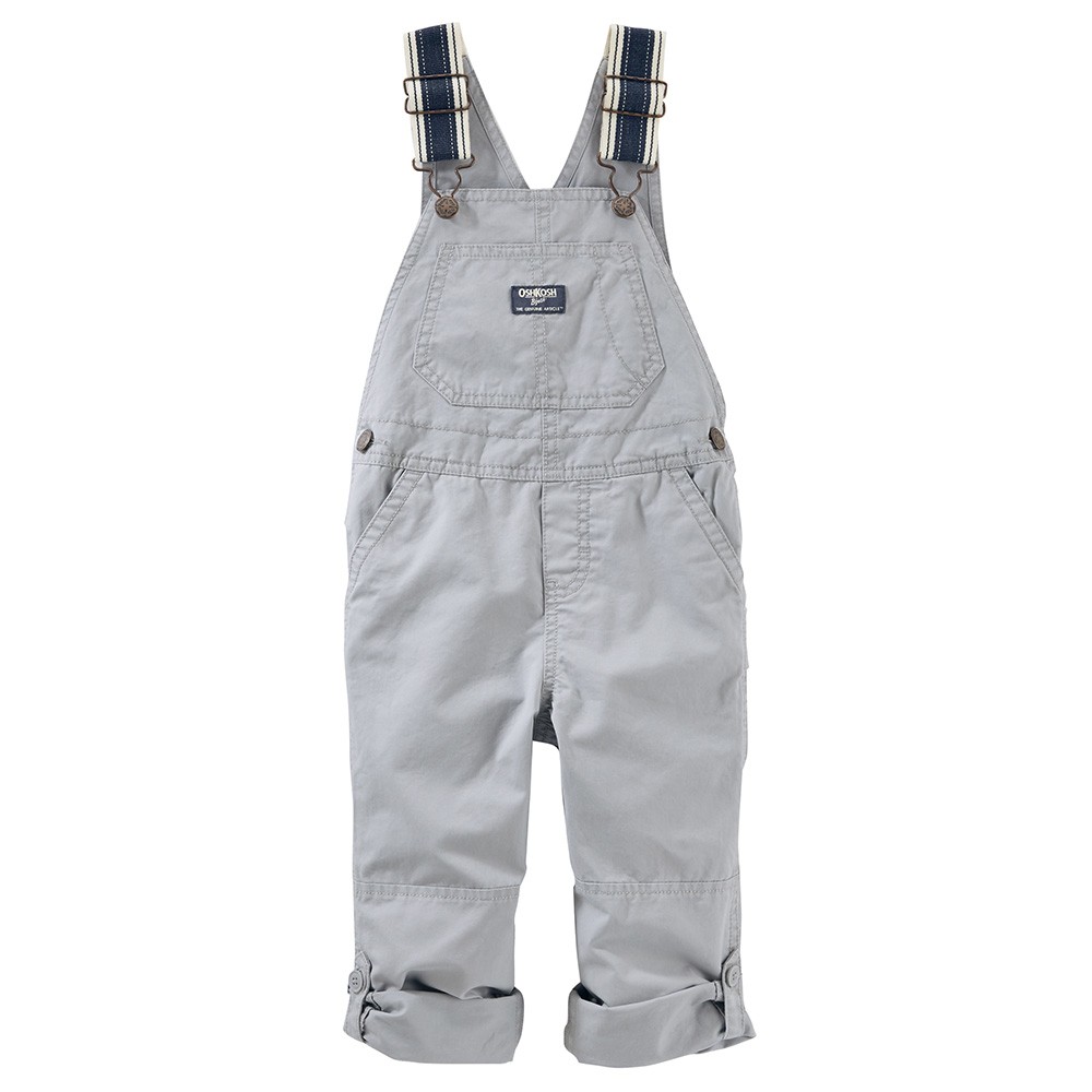OshKosh B'gosh Convertible Twill Overalls Baby Boy
