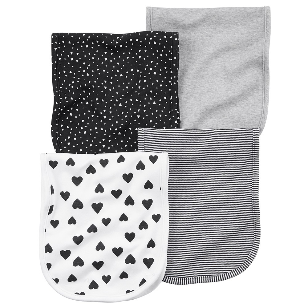 Carter's 4Pack Burp Cloths Baby Girl