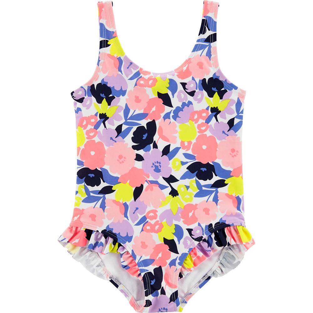Carter's 1pc Baby Girl Palm Trees Print Swimsuit