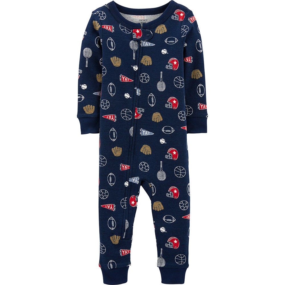 Carters Baby Boys 1-Piece Shark Snug Fit Cotton Footless Pajamas