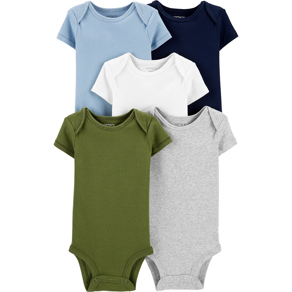 Carter's 5Pack Original S/S Bodysuits Baby Unisex