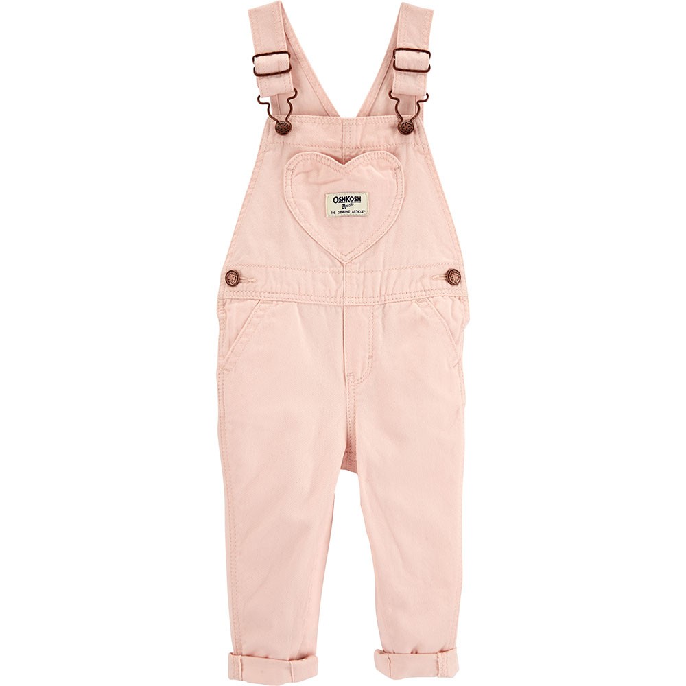OshKosh B'gosh Heart Pocket Overalls Baby Girl