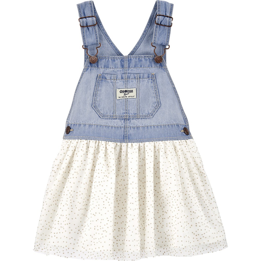 OshKosh Baby Girl Blue Sparkle Tulle Dress main image 0