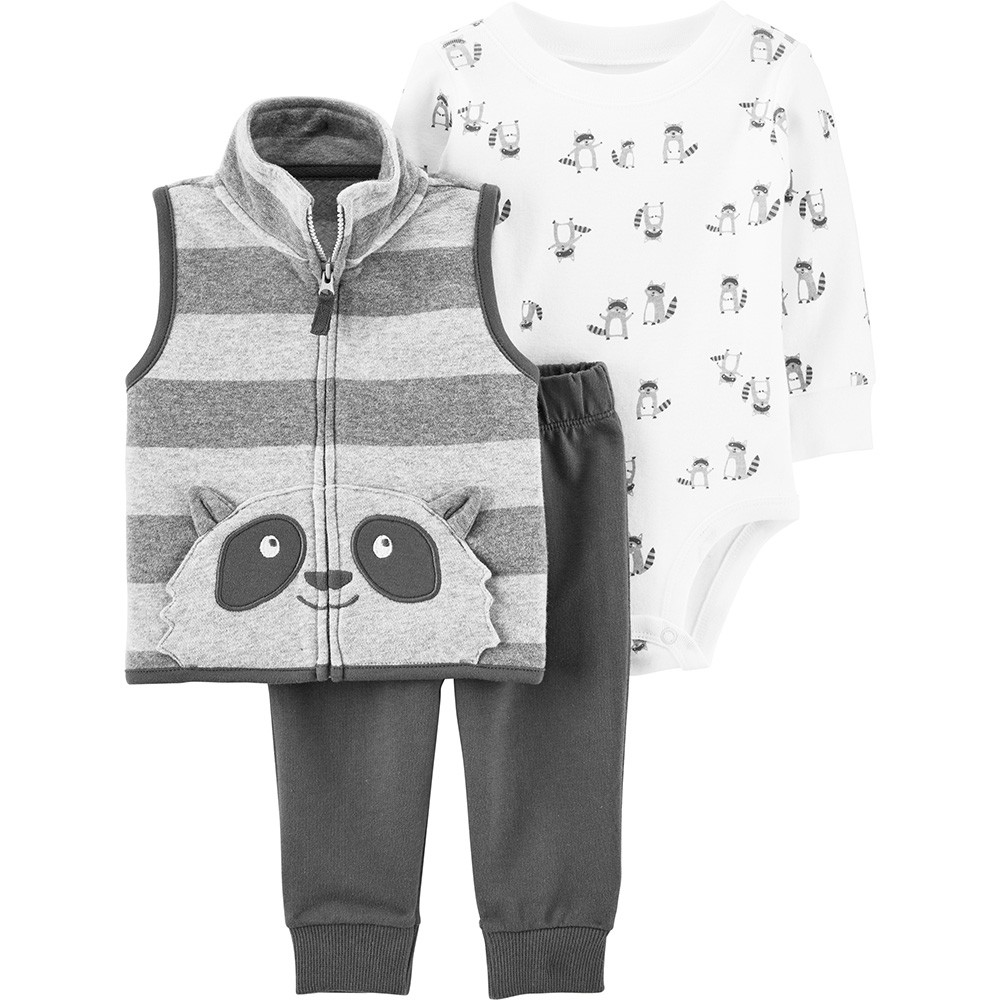 Carter's 3Piece Little Vest Set Baby Boy