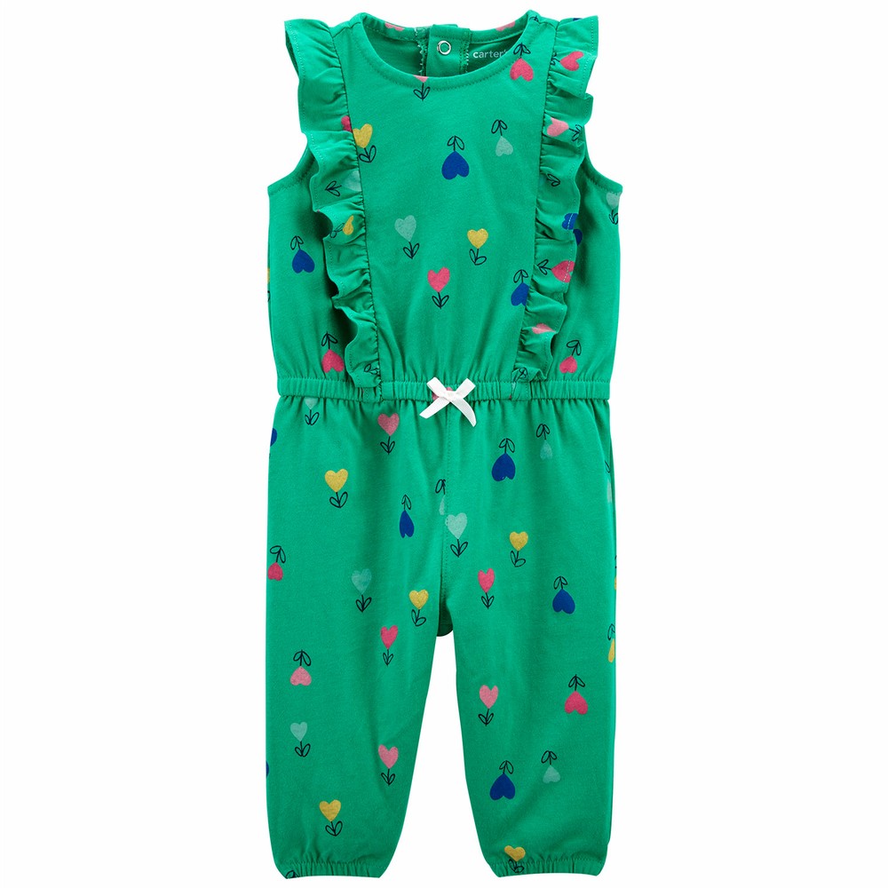 Carter's Floral Jumpsuit Baby Girl