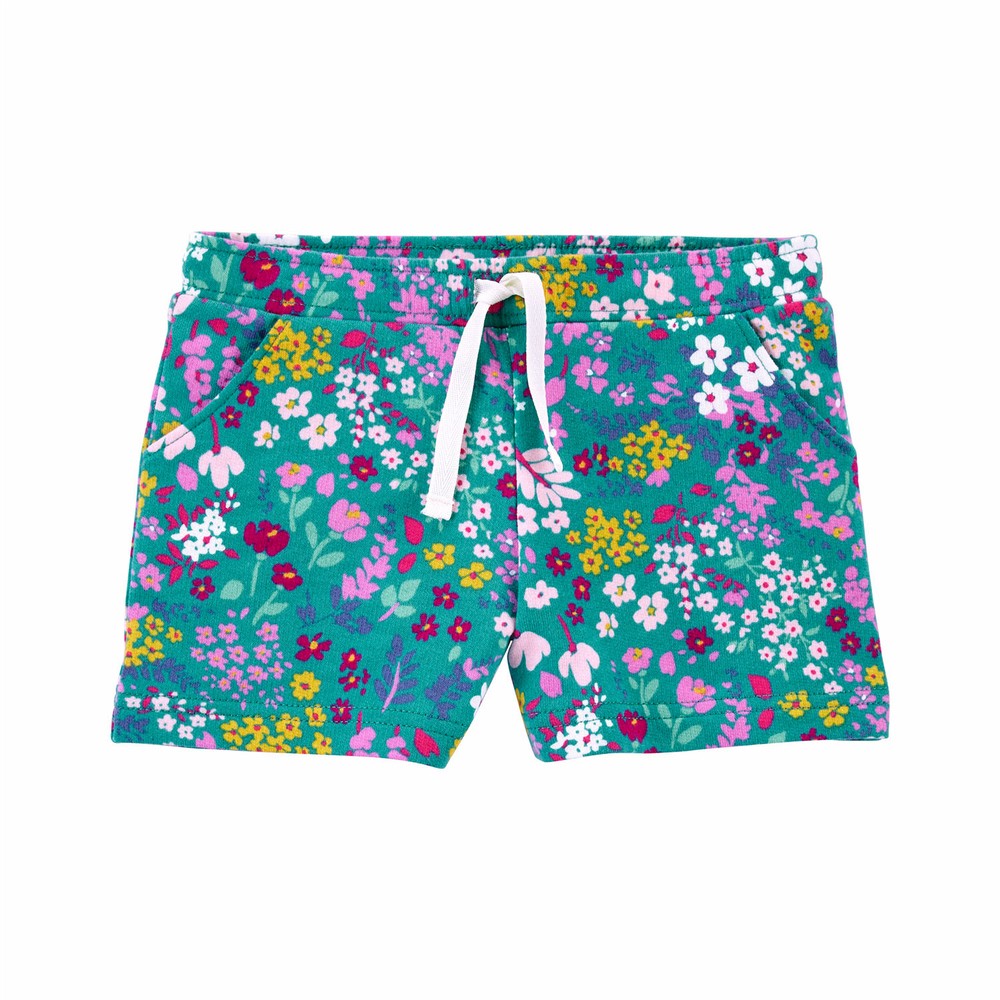Carter's Floral PullOn Shorts Baby Girl