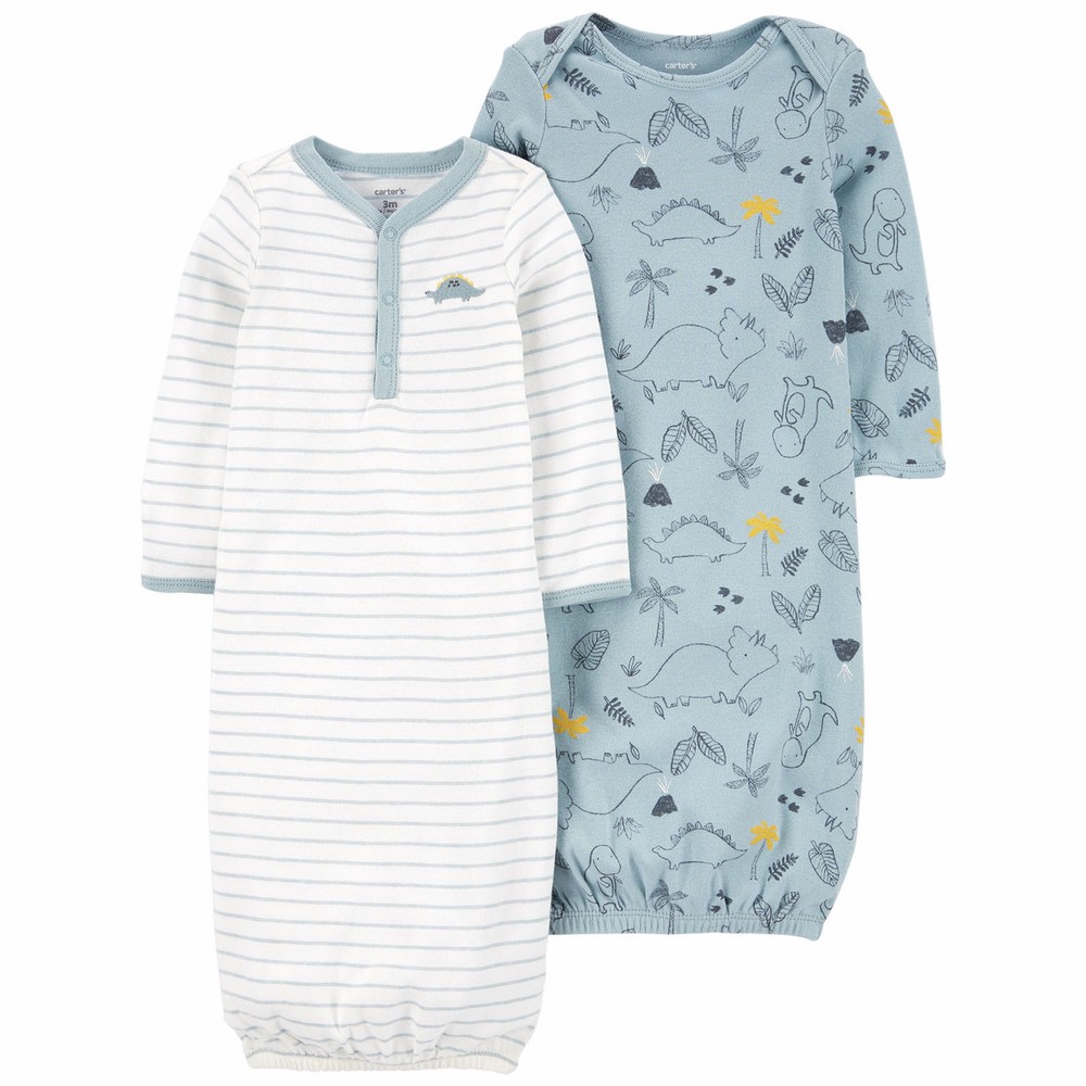 Carter's 2Pack Sleeper Gowns Baby Boy