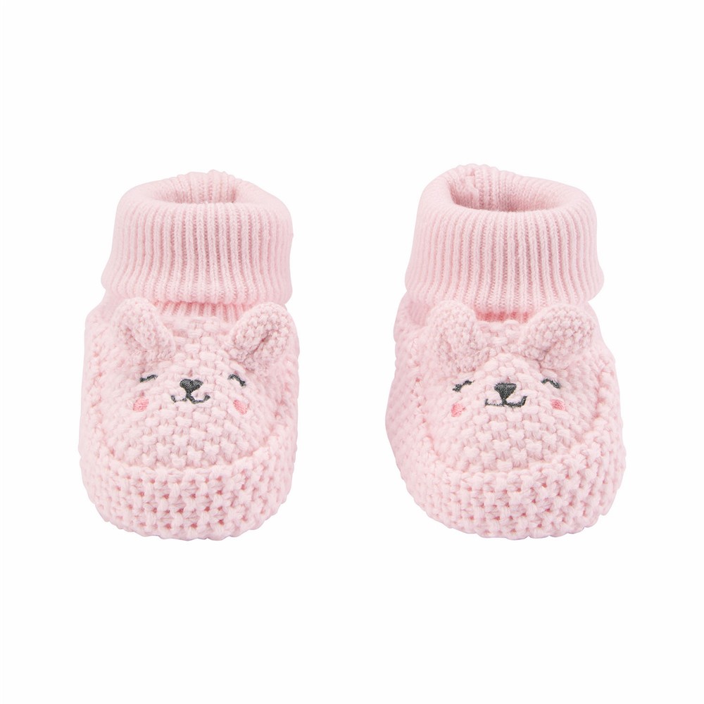 Carter's Baby Bear Booties Baby Girl