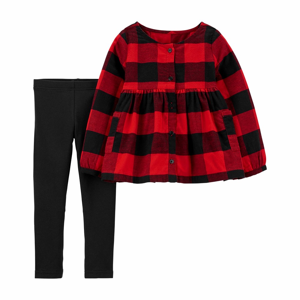 Baby girl on sale buffalo plaid leggings