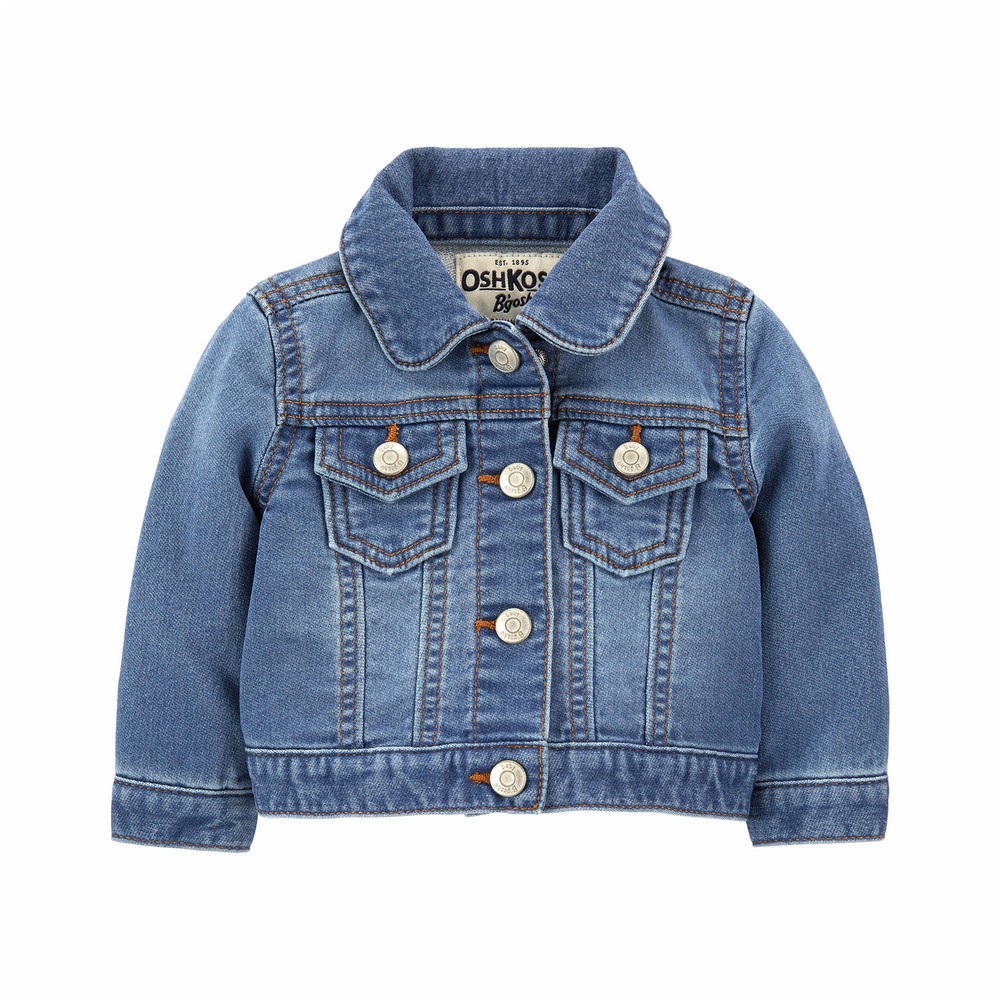 OshKosh B'gosh Classic Knit Denim Jacket Baby Girl