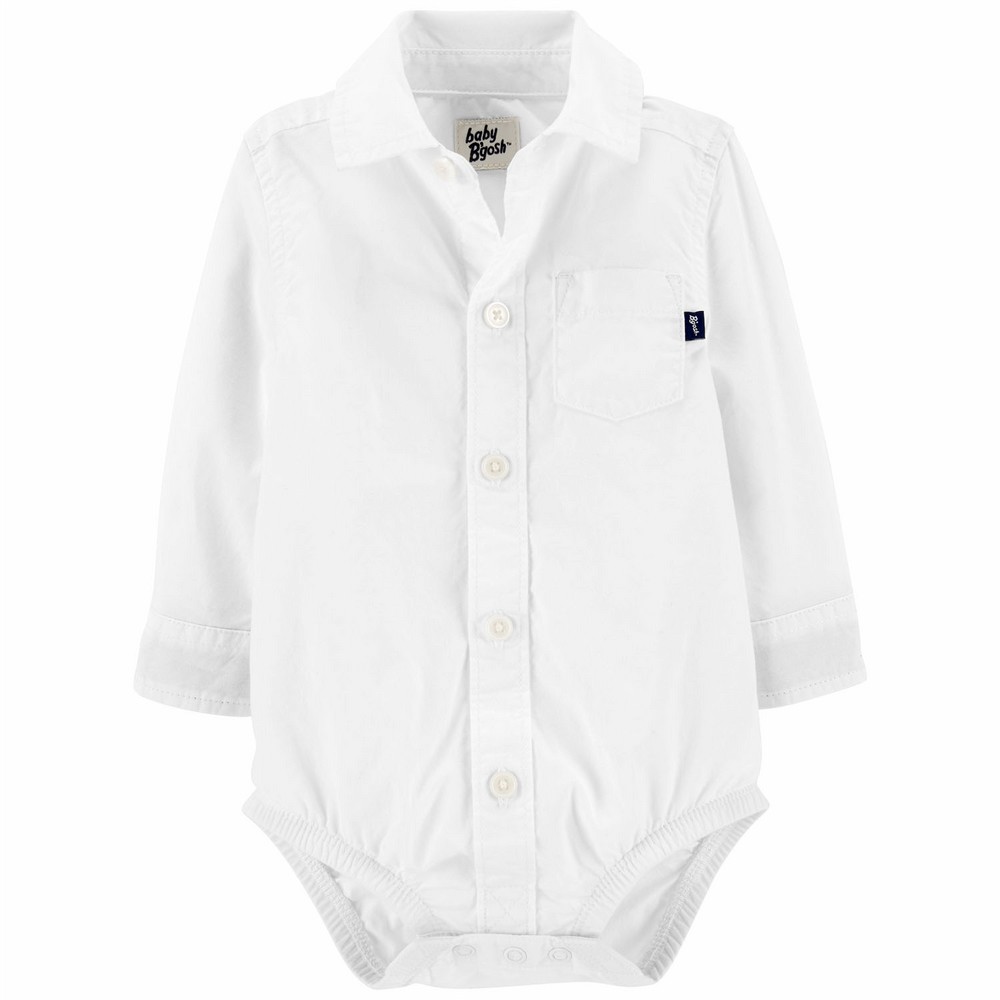 OshKosh B'gosh ButtonFront L/S Bodysuit Baby Boy