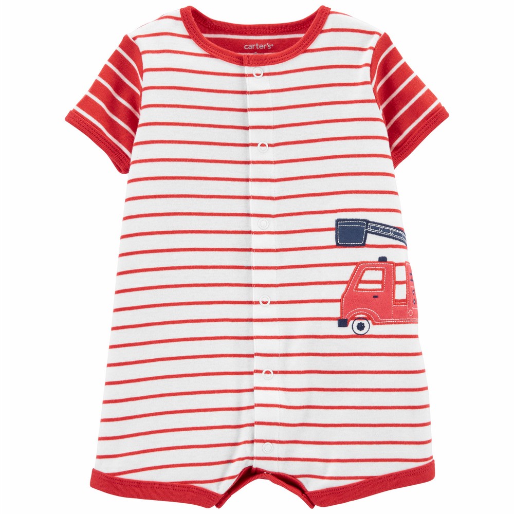 Fire Engine Boy's Romper main image 1