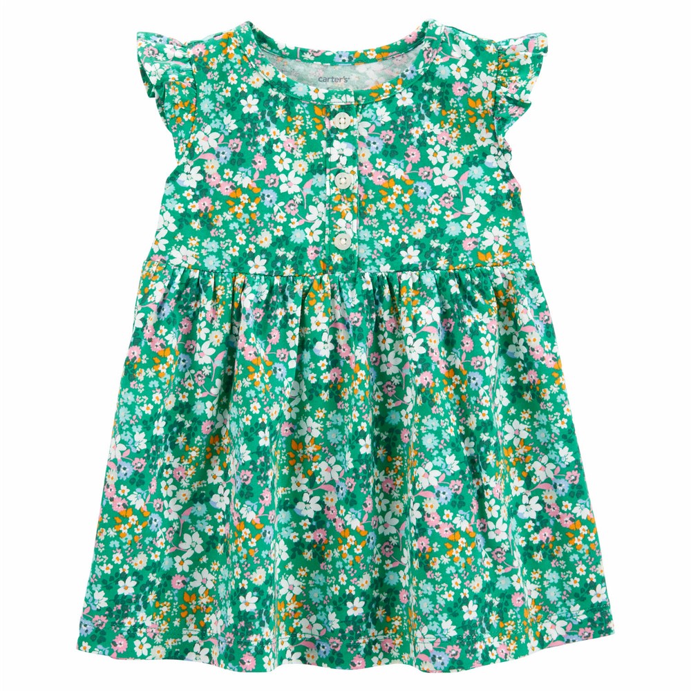 Carter's Floral Flutter Dress | Baby Girl