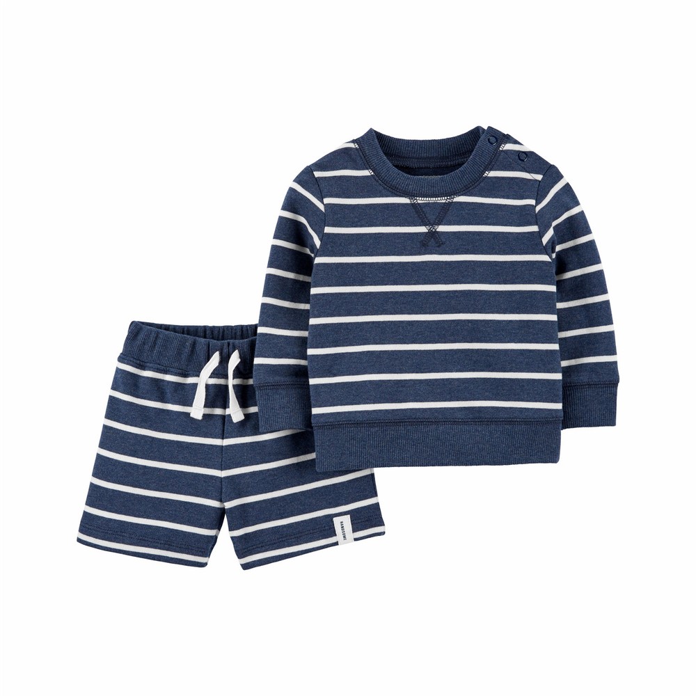 Striped Sweater \u0026 Short Set | Baby Unisex