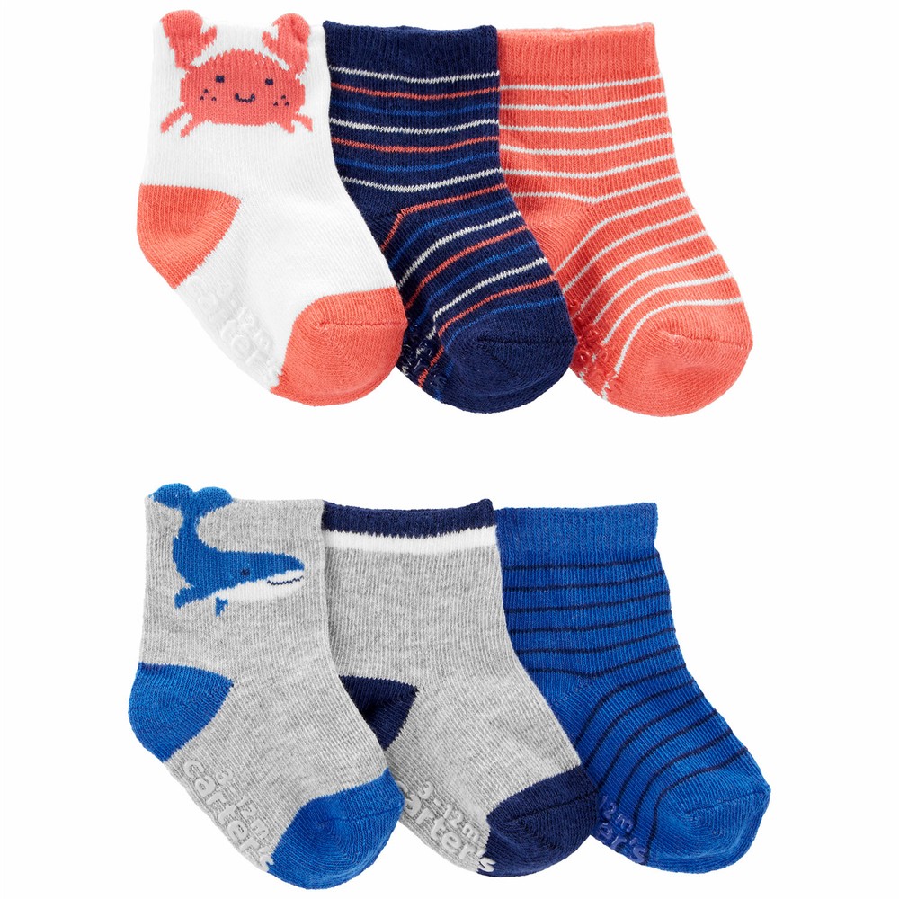 Carter's 6pk Baby Boy Socks main image 0