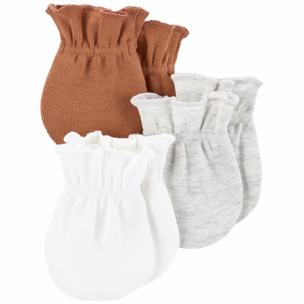 Carter's 3Pack Mittens Baby Unisex