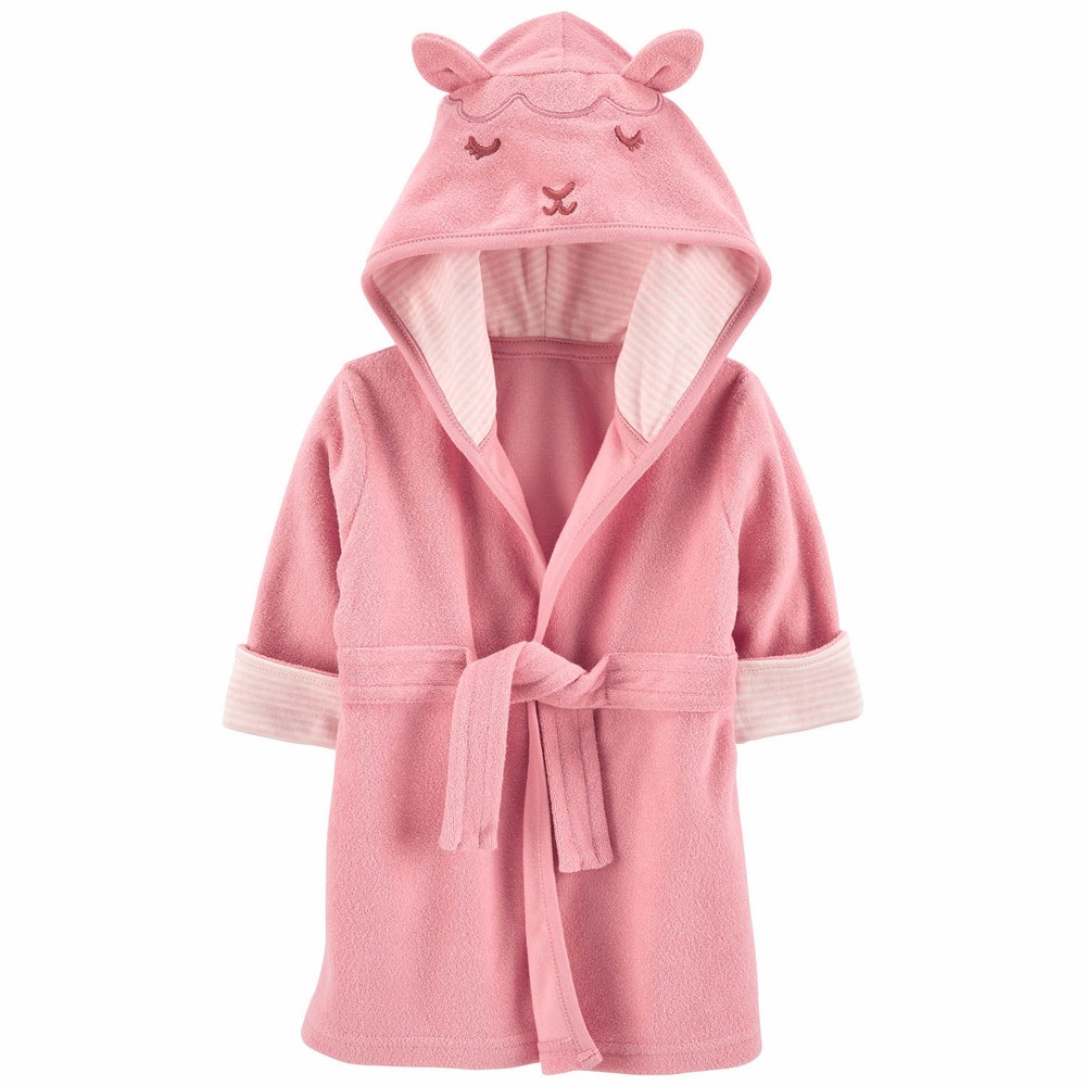Carter's Lamb Hooded Terry Robe Baby Girl
