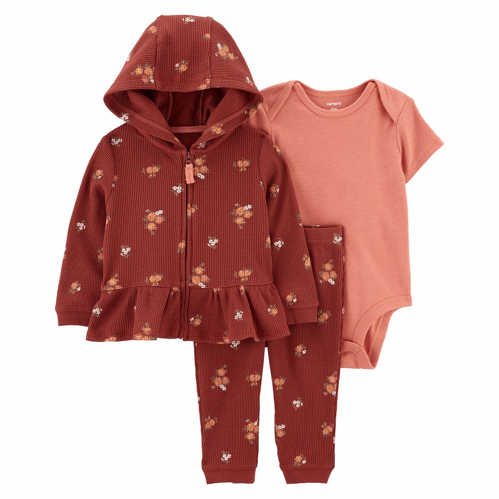 Carter's Baby 3-Piece Duck Little Cardigan Set