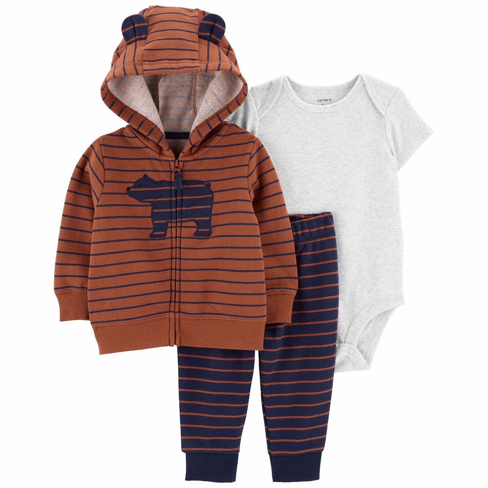 Carter's 3-Piece Bear Little Jacket Set | Baby Boy