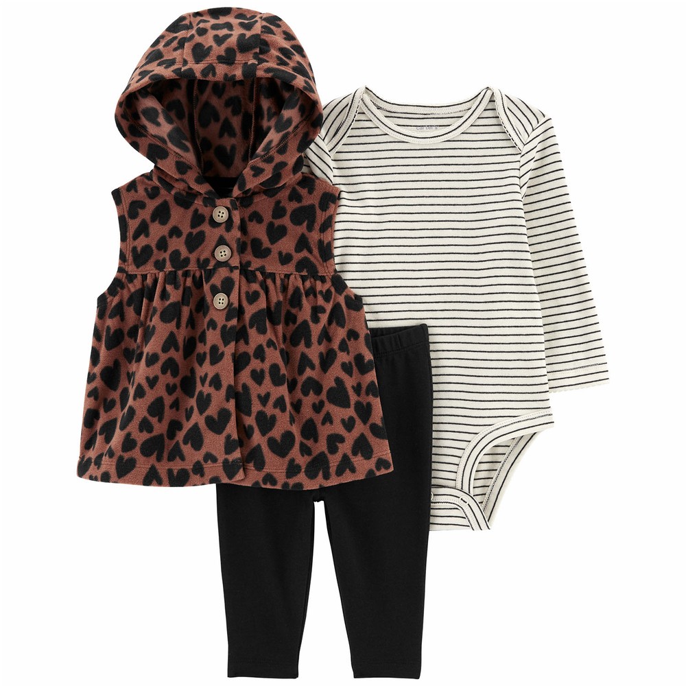 Baby girl vest 4 pc set