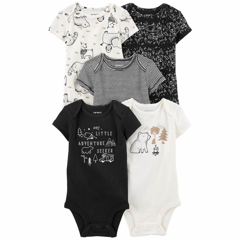 Carter's 5Pack S/S Original Bodysuits Baby Boy