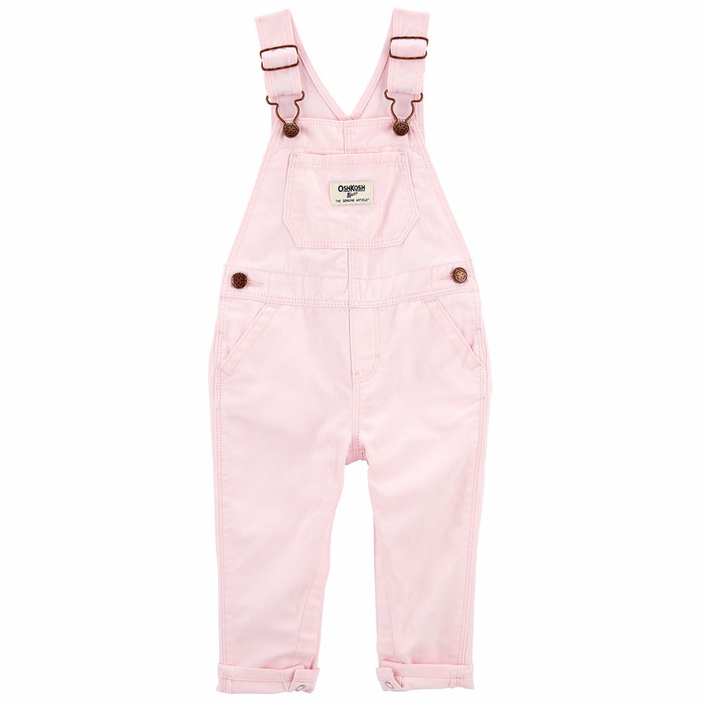 OshKosh B'gosh Twill Overalls Baby Girl