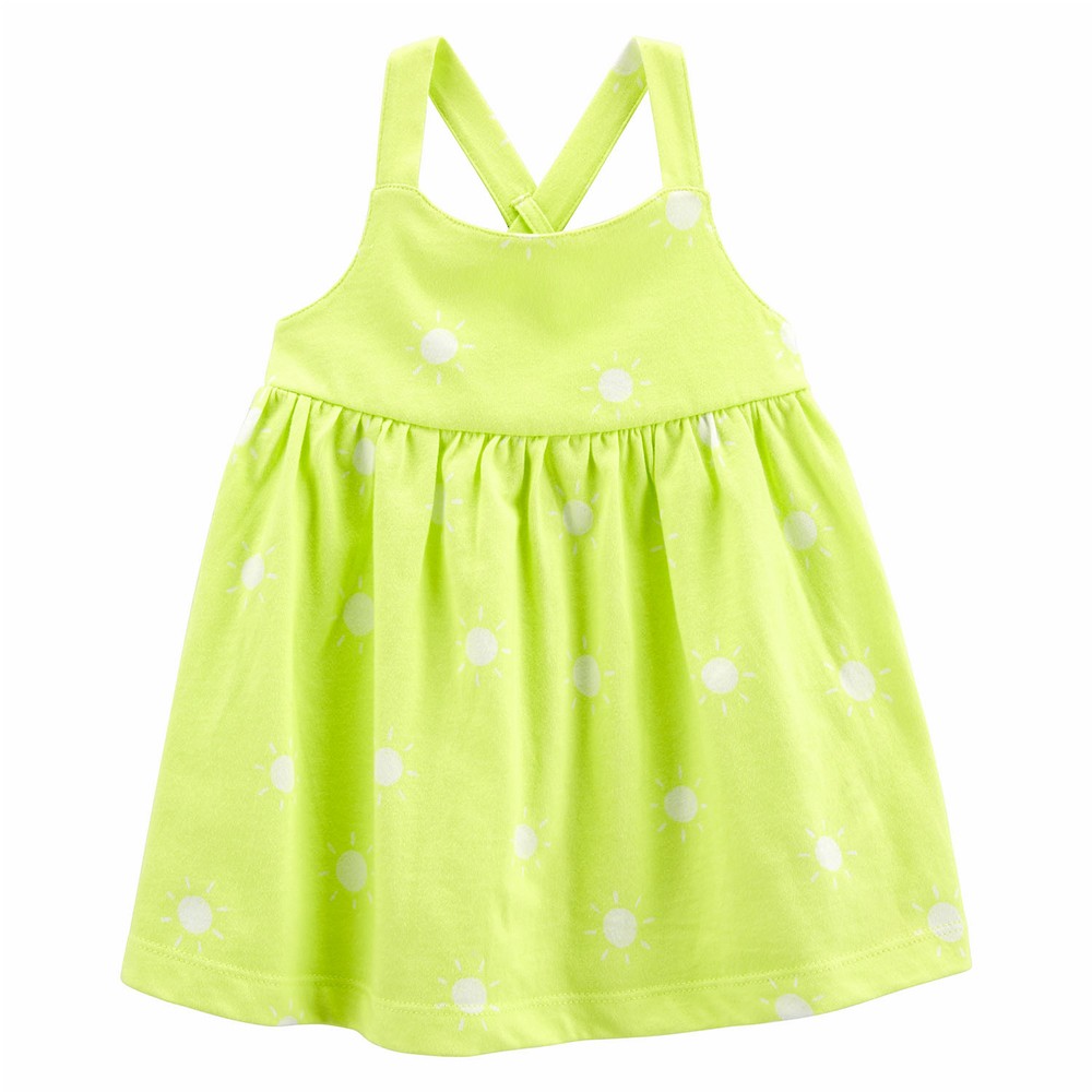 Carter's Baby Girl Sparkle Polka Dot Tulle Long-Sleeve Dress, Ivory