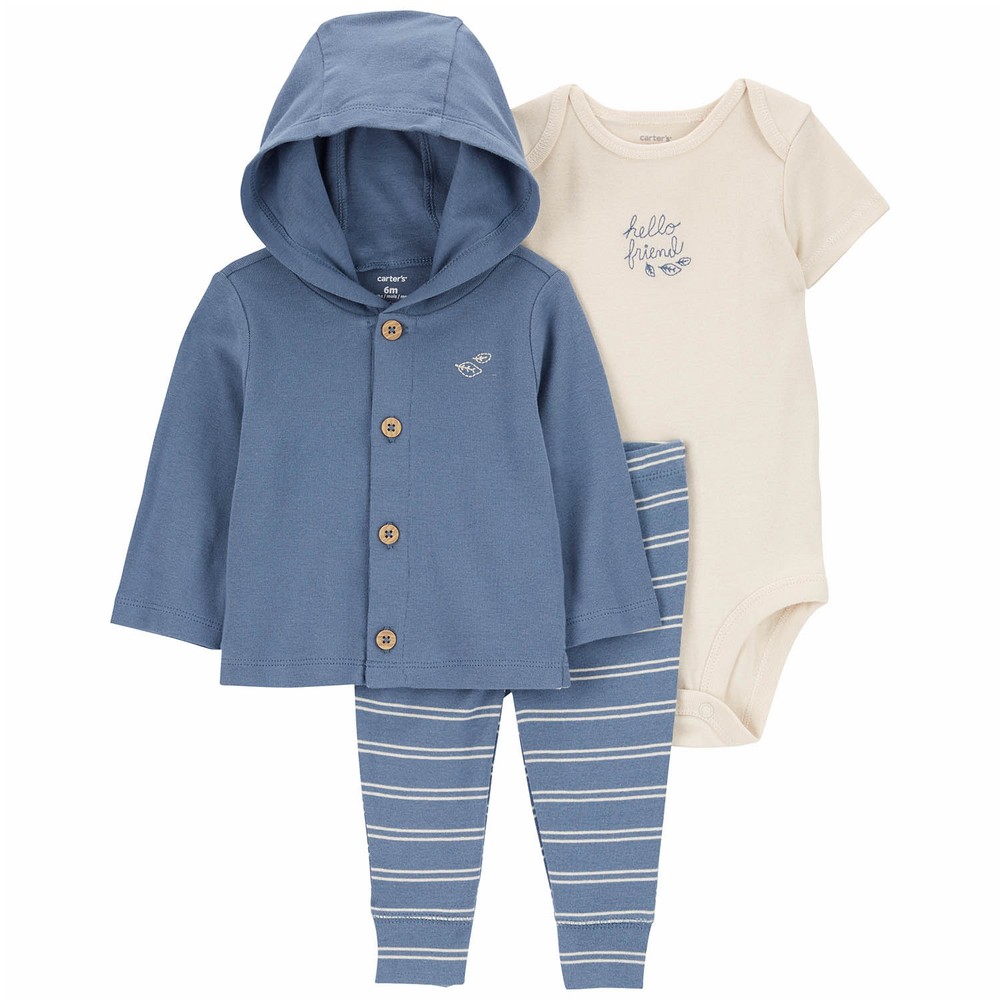 Carter s 3 Piece Little Cardigan Set Baby Boy