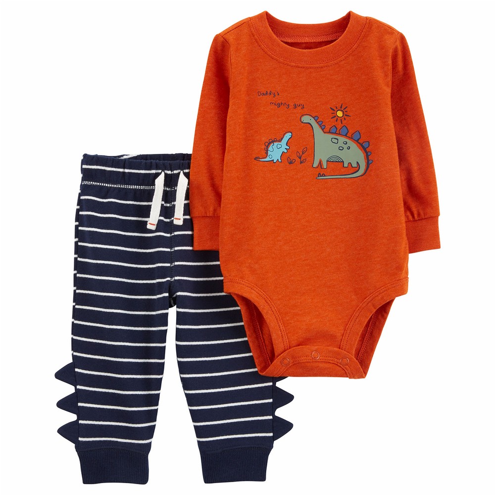 Carter's 5pc Baby Boy Dino Bodysuit Set main image 0