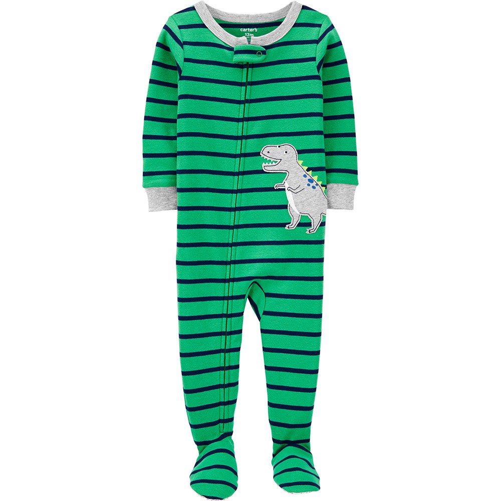 Carter's dinosaur footed pajamas 2025