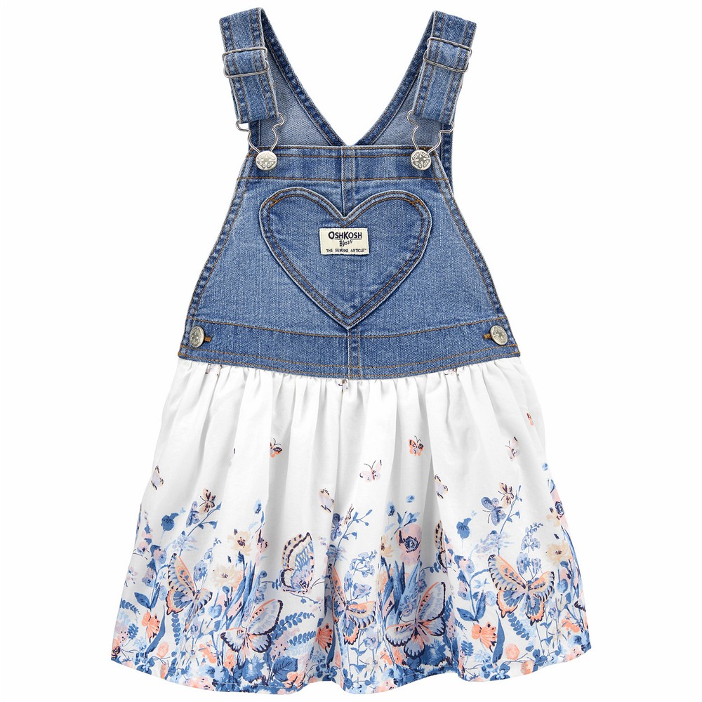 OshKosh B'gosh Floral Heart Pocket Skirtall | Toddler Girl