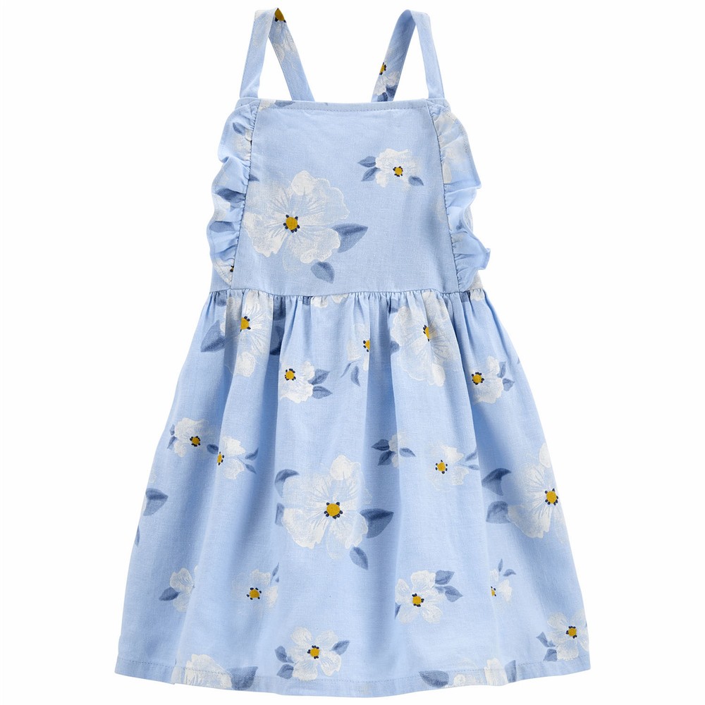 Carter's Daisy Linen Dress | Toddler Girl
