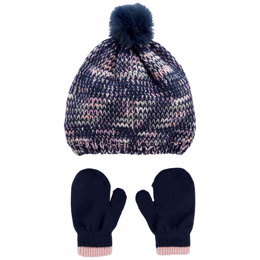 Carter's 2Piece Hat & Mittens Set Toddler Girl
