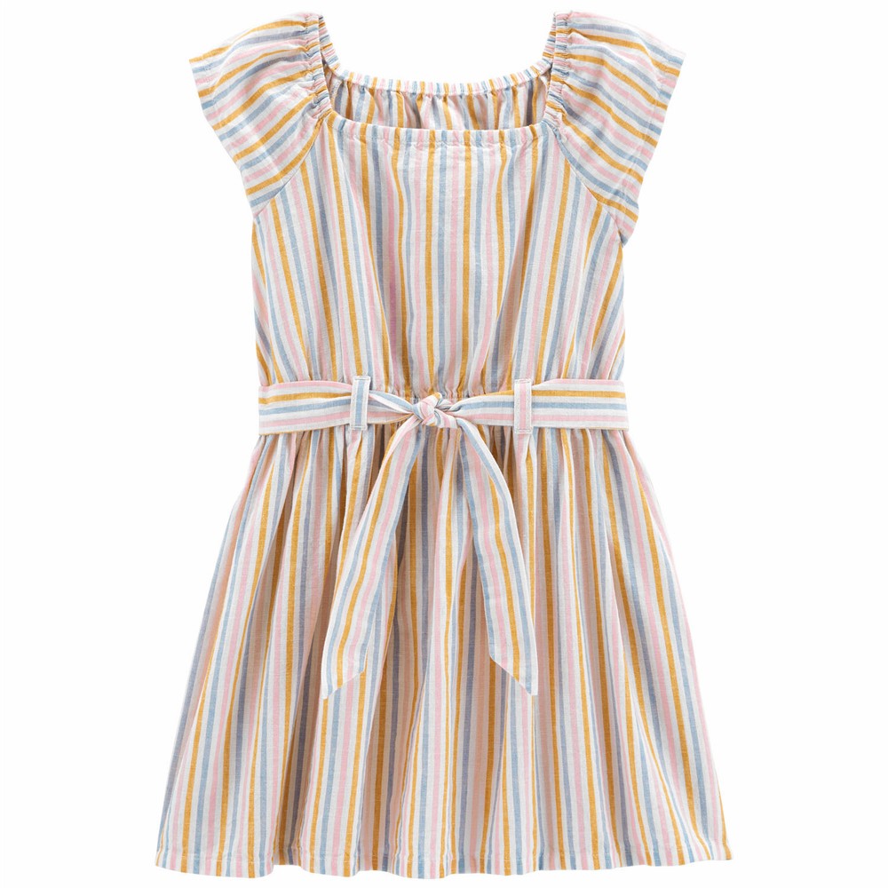 OshKosh 2pc Baby Girl Acorn Print Dress with socks