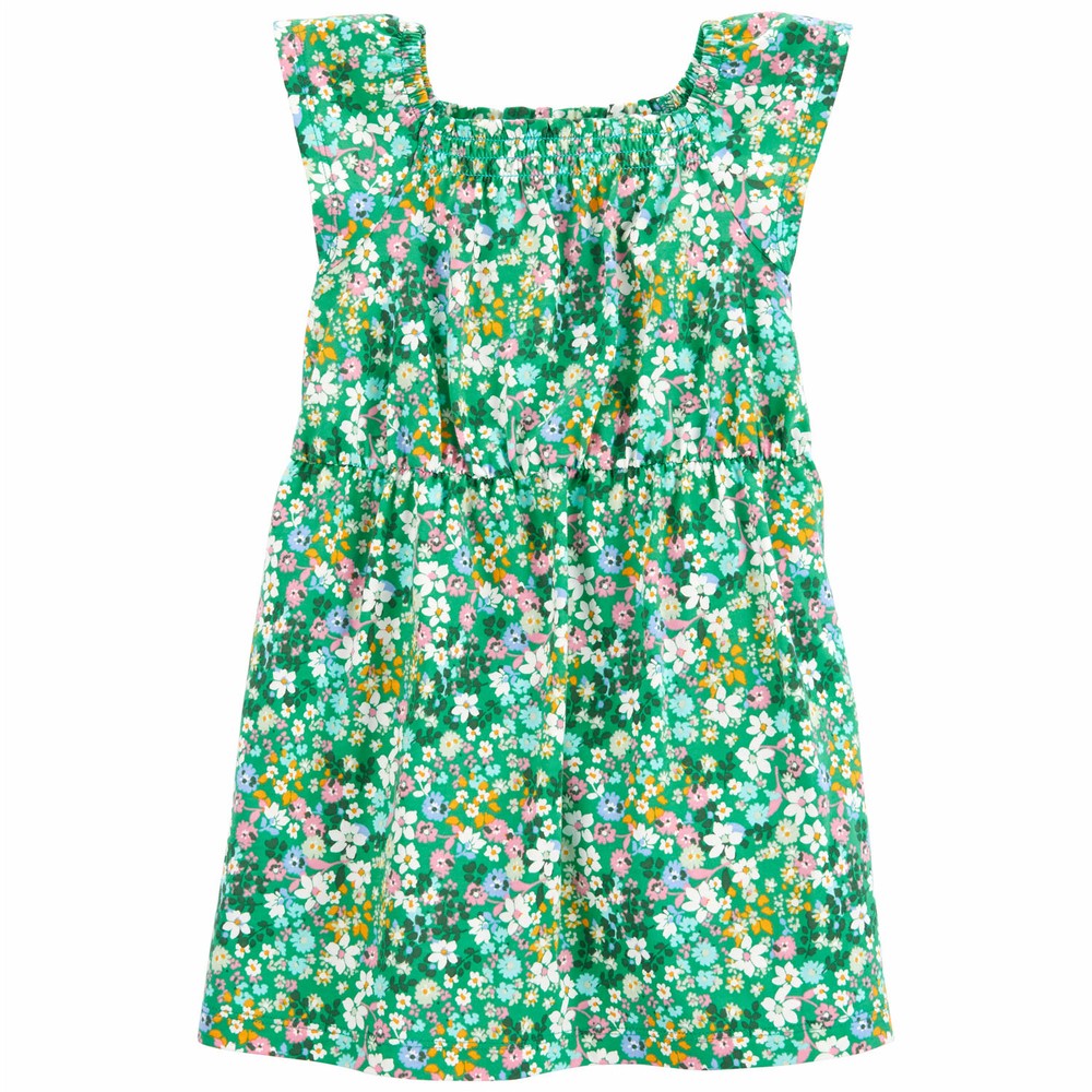 Carter's Kid Girl Green Dress