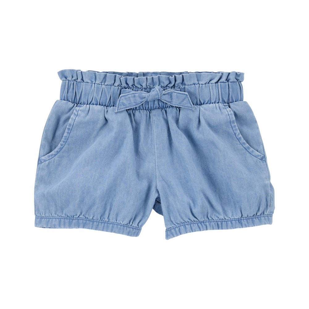 Carter's Toddler Girl Blue Beach Vibes Shorts