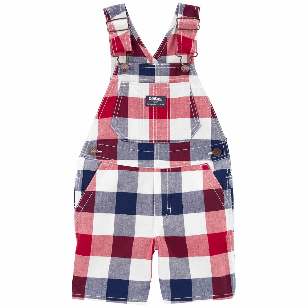 OshKosh Baby Boy Red Shortalls