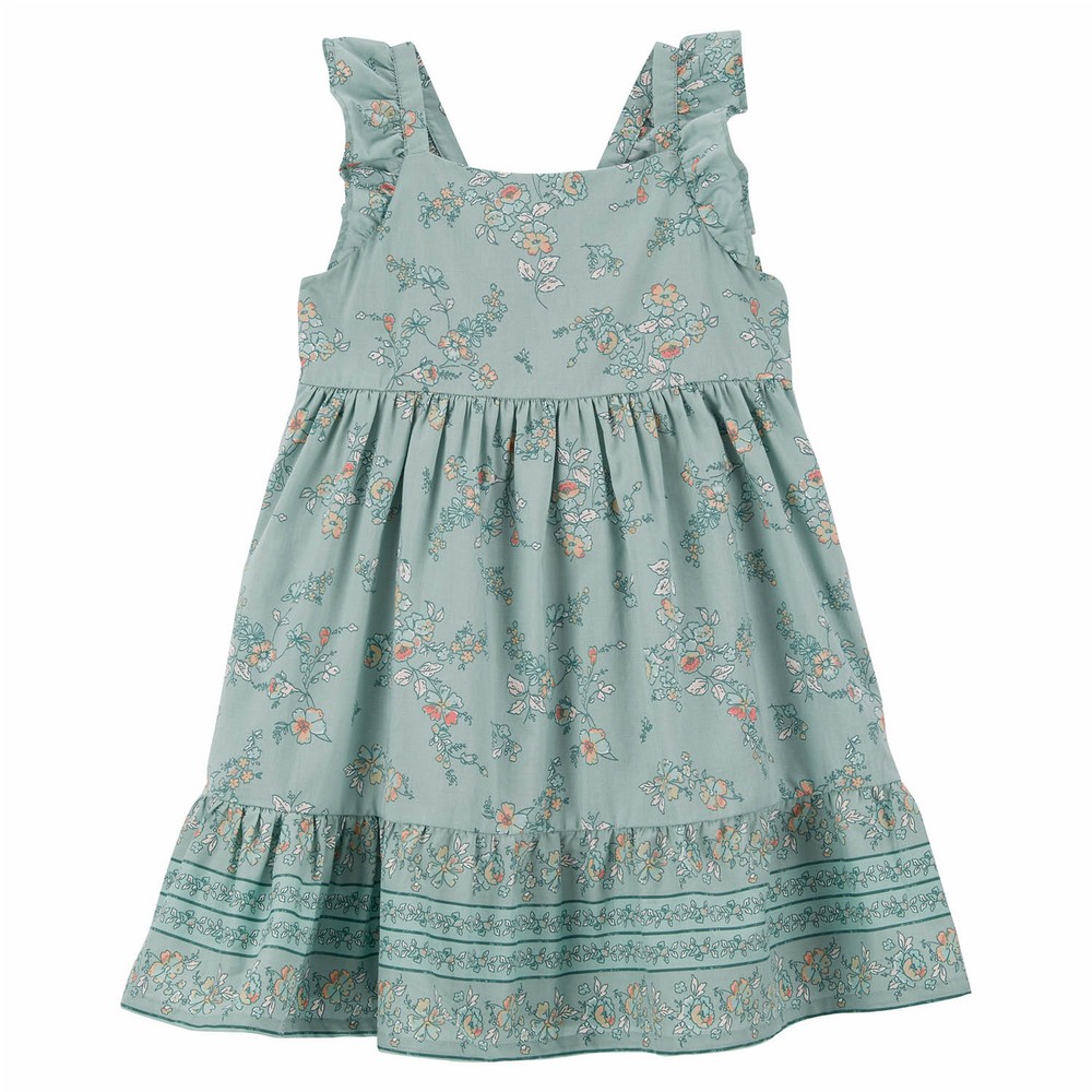 OshKosh Toddler Girl Pink Flutter Pleated Dress main image 1