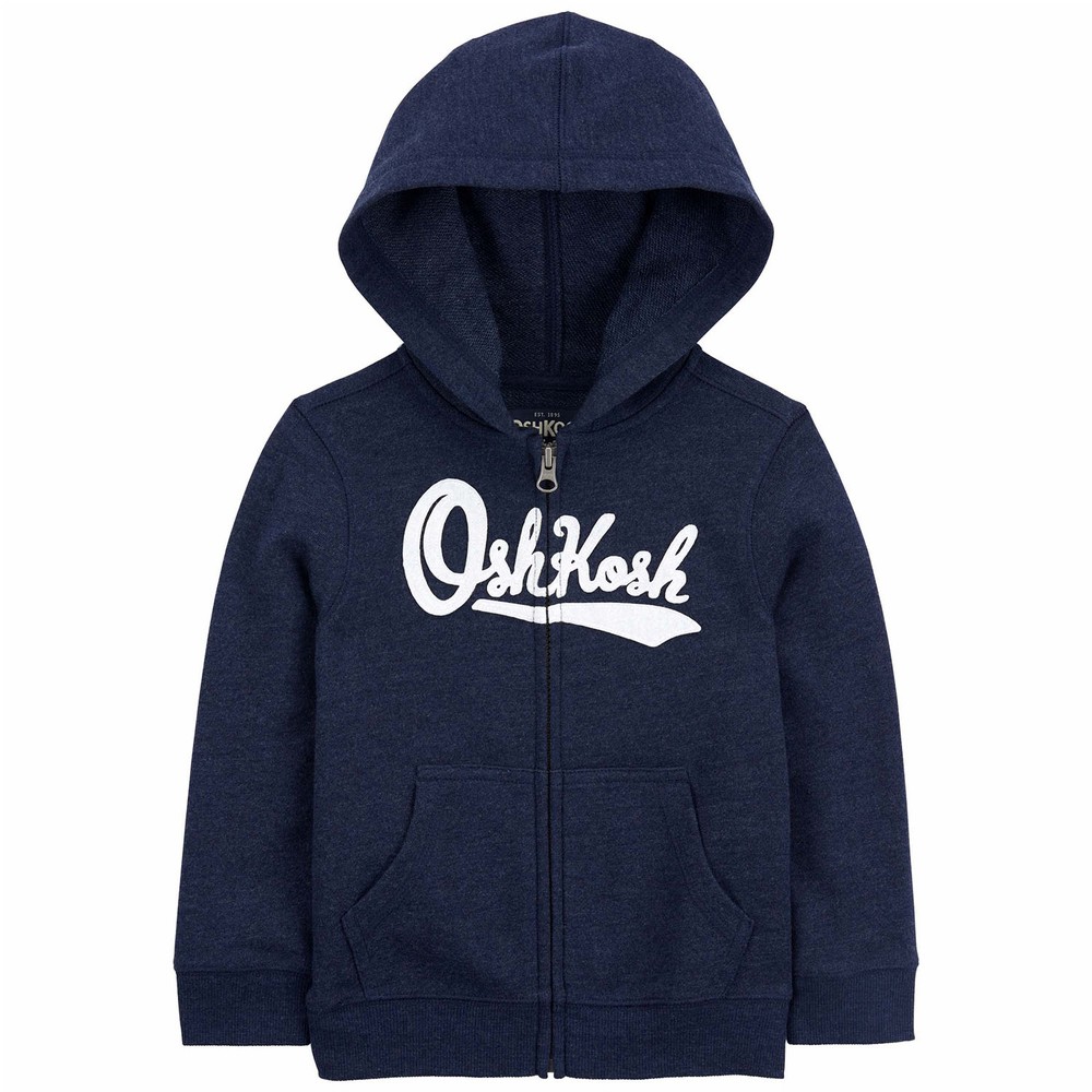OshKosh Toddler Boy Dark Grey Hoodie main image 1
