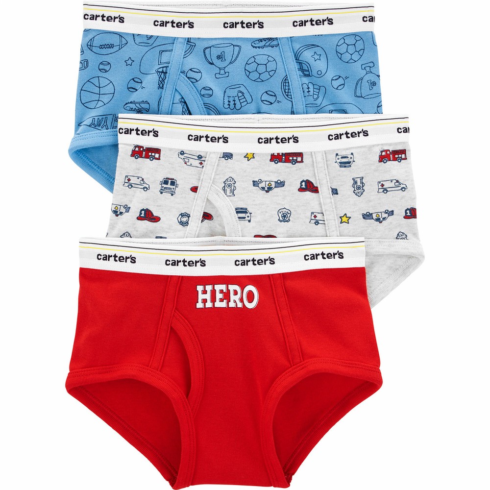 Carter's 3Pack Hero Cotton Briefs Toddler Boy / Boy