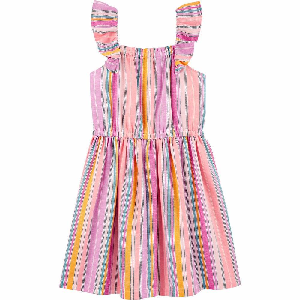 Carter's Striped Linen Dress | Girl