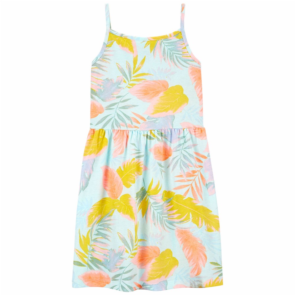 Carter's Kid Girl Navy Flowers Knit Dress