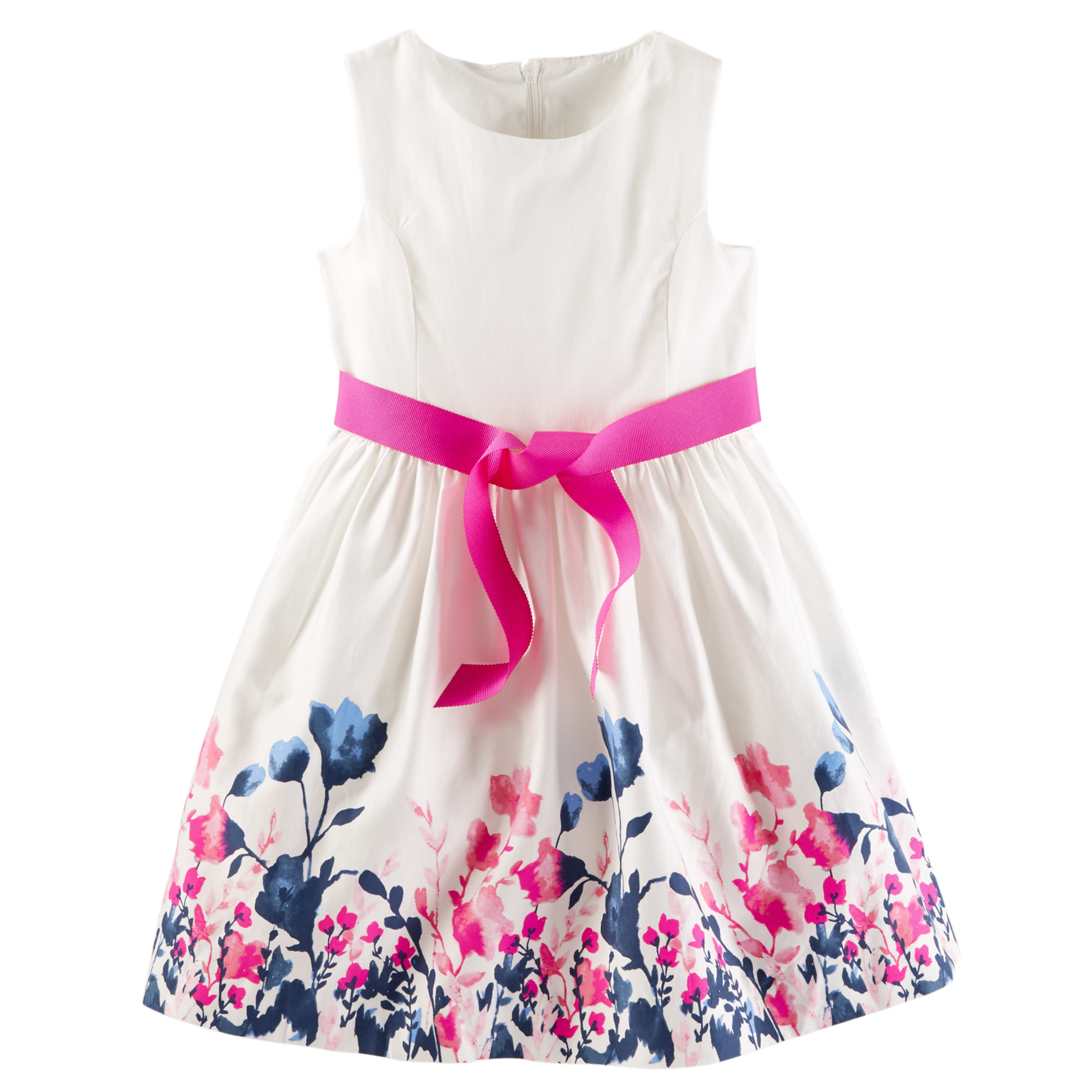 OshKosh B'gosh White Floral Dress Toddler Girl