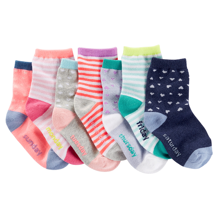 OshKosh B'gosh 7Pack Day of Week Socks Girl