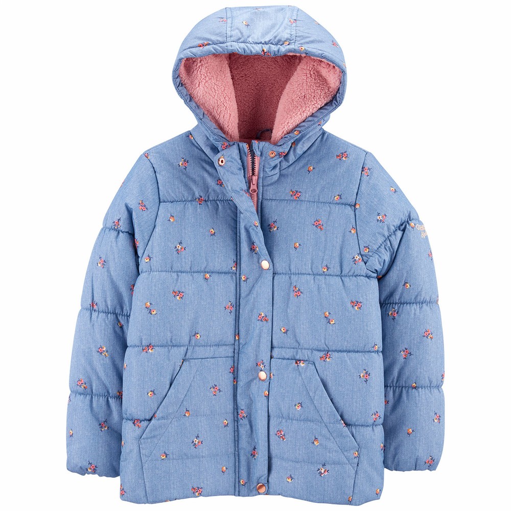OshKosh B'Gosh Baby Girls Cozy Lining One Piece Pram Suits