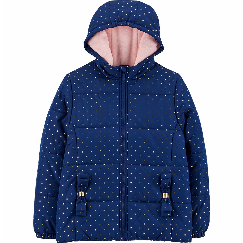 Carters Baby Girls Fleece Lined Puffer Jacket Coat