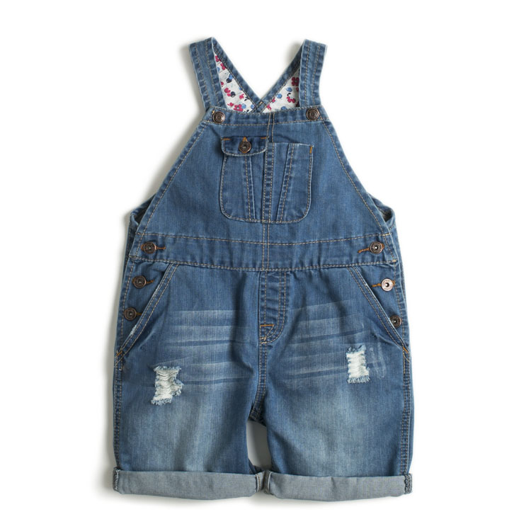 little girl short overalls