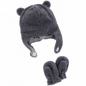Carters Raccoon Hat /& Mittens